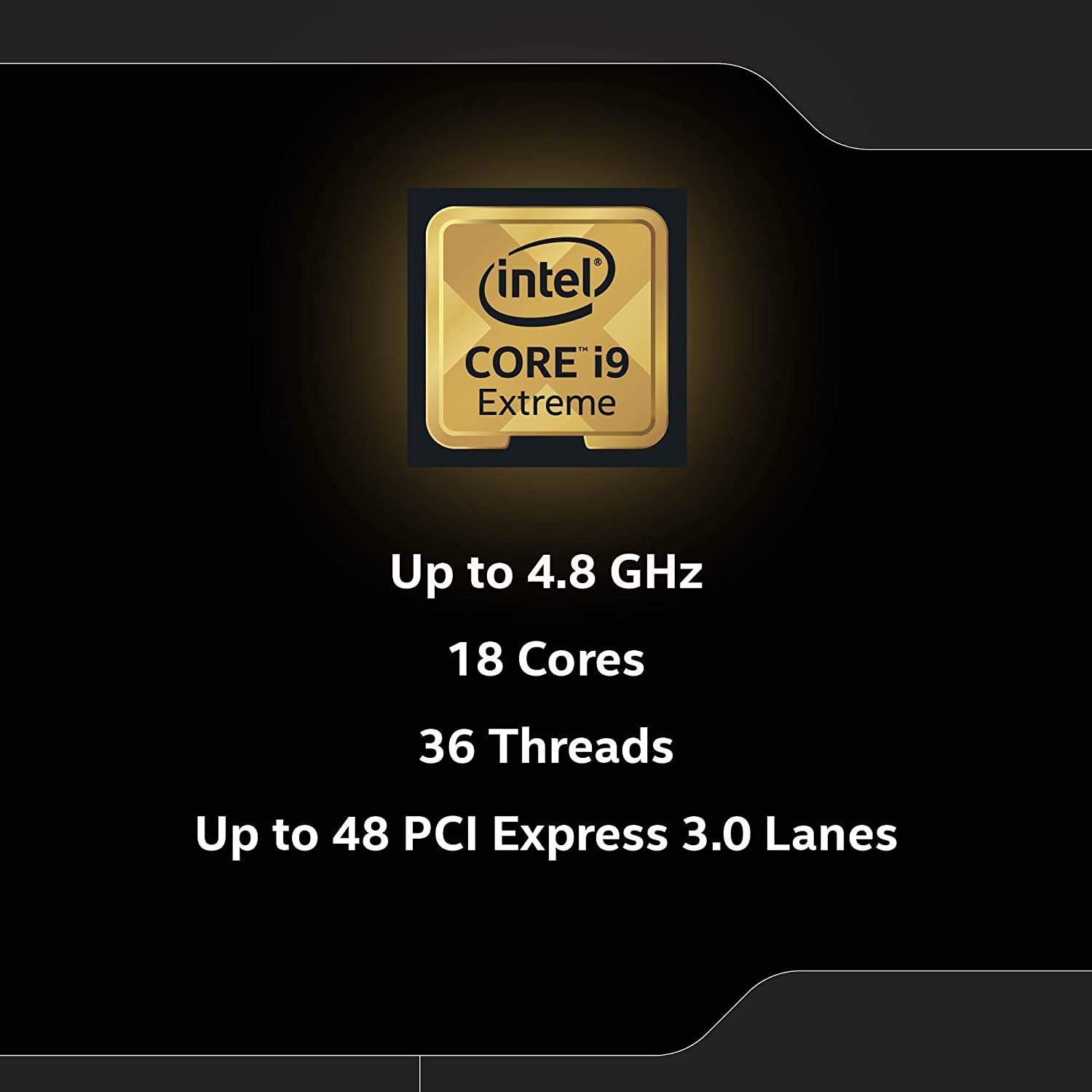 Intel Core i9-10980XE Extreme Edition Processor - LGA2066 Socket (18 Cores/ 36 Threads/ 3.00 GHz/ 4.80 GHz Turbo/ 25MB Cache/ Cascade Lake) - Image 2
