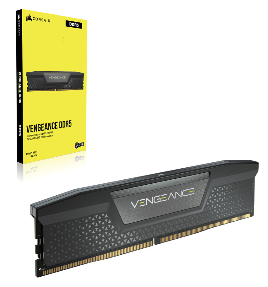 Corsair Vengeance 16GB DDR5 5200MHz C40 Desktop RAM Memory Kit - Black