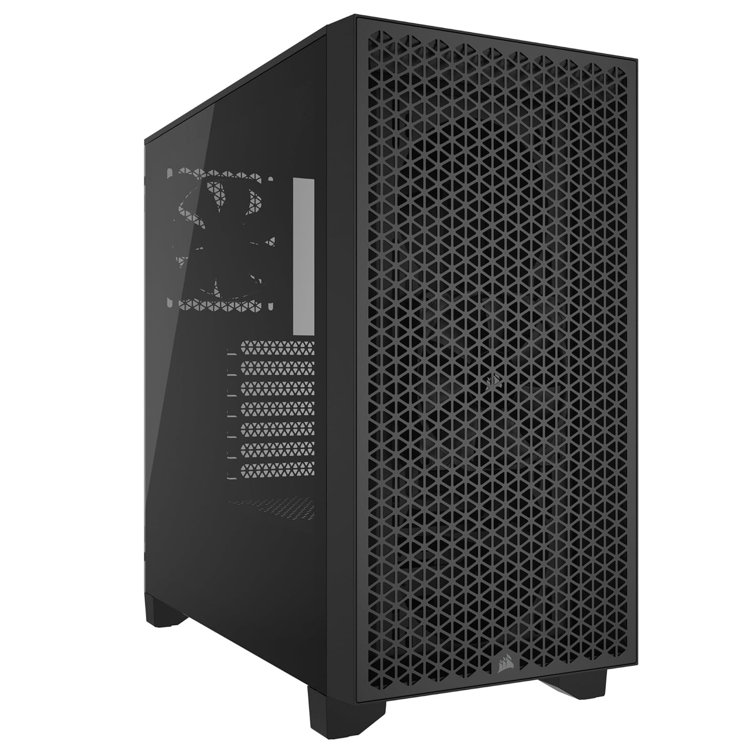 Corsair 3000D Airflow Mid-Tower PC Case - Black - 2X SP120 Elite Fans - Four-Slot GPU Support ? Fits up to 8X 120mm Fans - High-Airflow Design