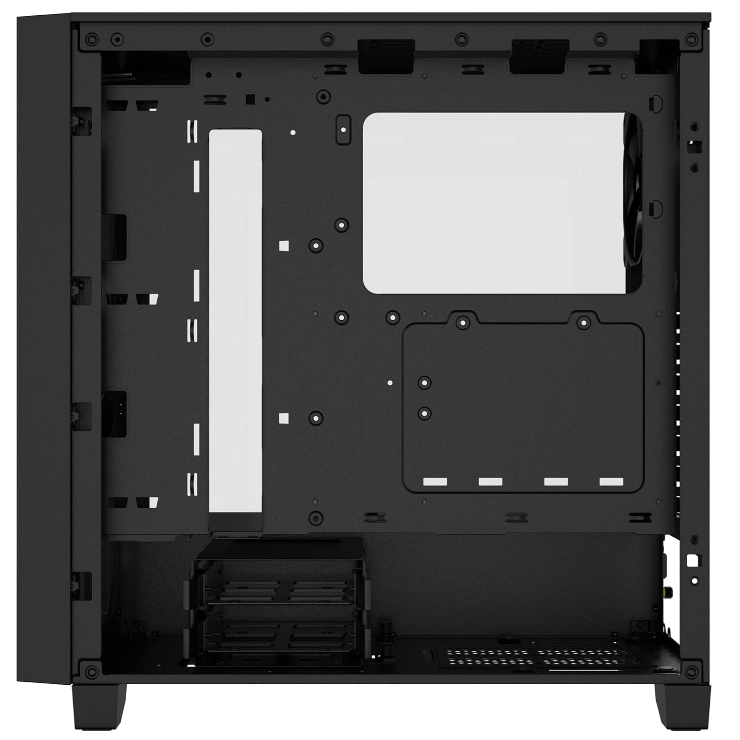 Corsair 3000D Airflow Mid-Tower PC Case - Black - 2X SP120 Elite Fans - Four-Slot GPU Support ? Fits up to 8X 120mm Fans - High-Airflow Design - Image 5