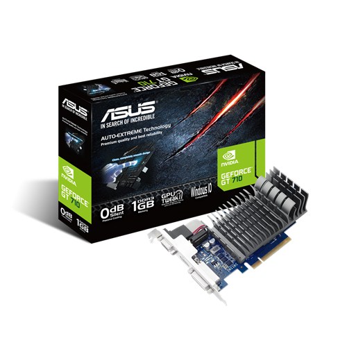 Asus nVidia GEFORCE GT710 1GB DDR3 64-bit Graphics Card (710-1-SL) - Image 4