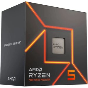 AMD Ryzen 5 7600 Gaming Processor (6 Cores/ 12 Threads/ 3.8Ghz/ 5.1Ghz Turbo/ 38MB Cache/ AMD Radeon Graphics/ Wraith Stealth Cooler) - AM5 Socket