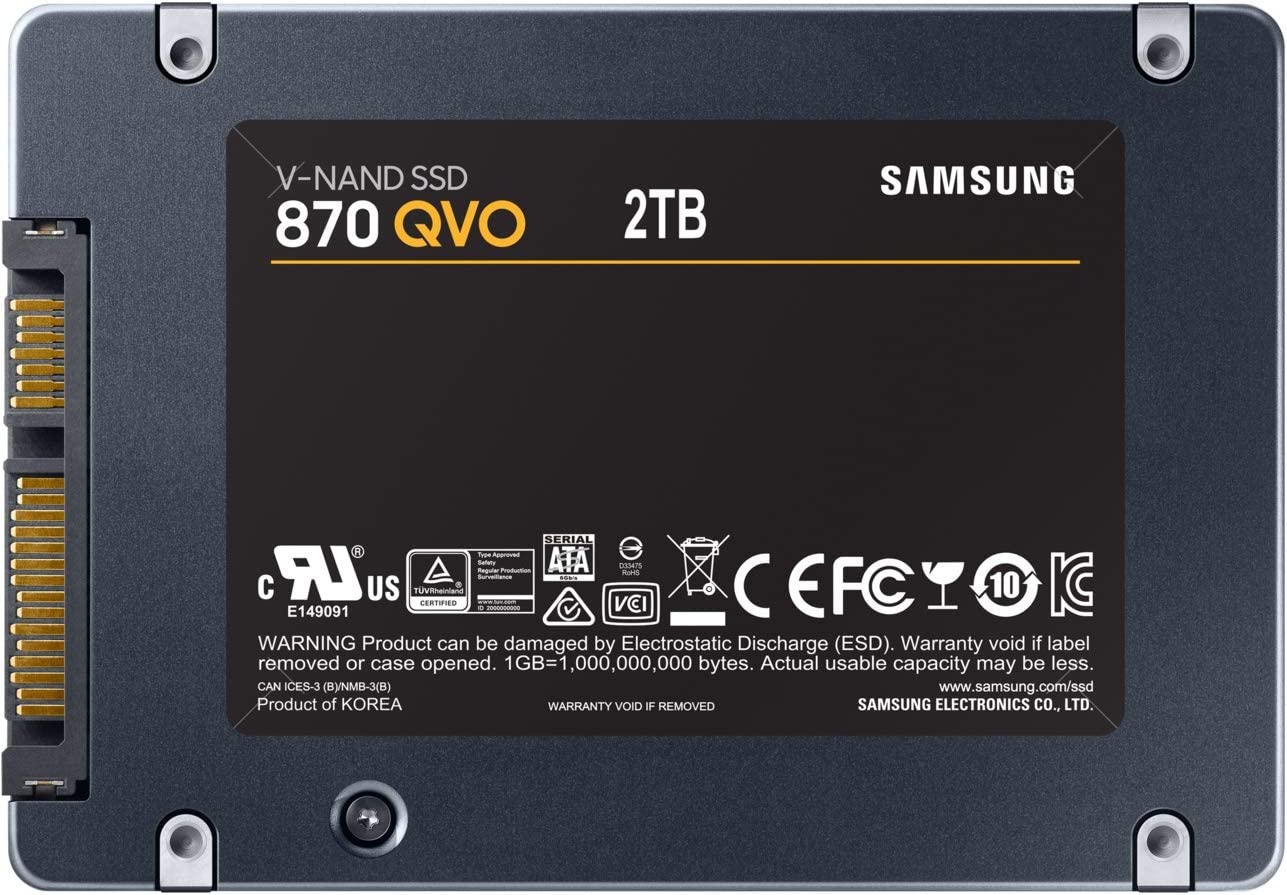 Samsung 870 QVO 2TB SATA 6.35cm (2.5") Internal Solid State Drive (MZ-77Q2T0BW) - Image 2