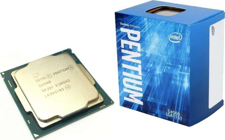 Intel Pentium G4560 Dual Core 7th Generation Processor (Kabylake Series/3.50GHz/ LGA1151 Socket/ 3MB Cache) - Image 2