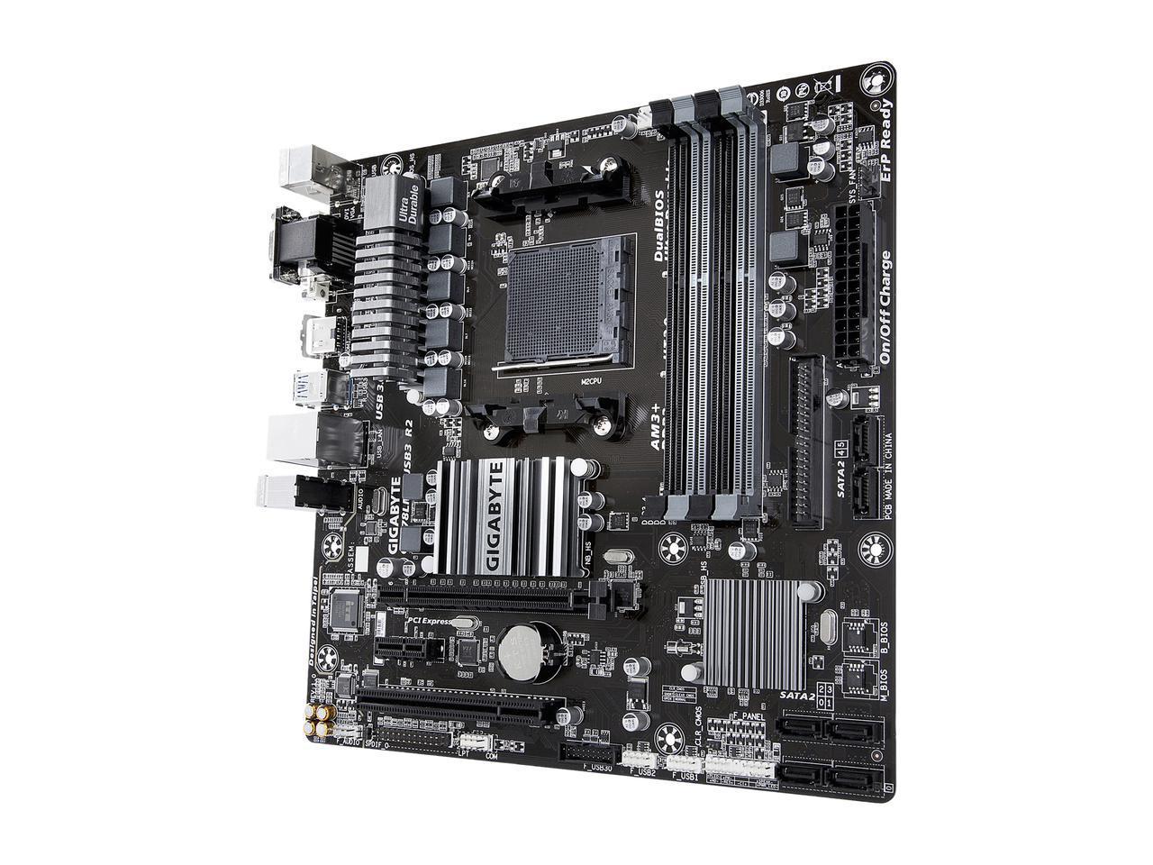 Gigabyte GA-78LMT-USB3 R2 Micro ATX AMD Motherboard for AM3/AM3+ Processors - Image 3