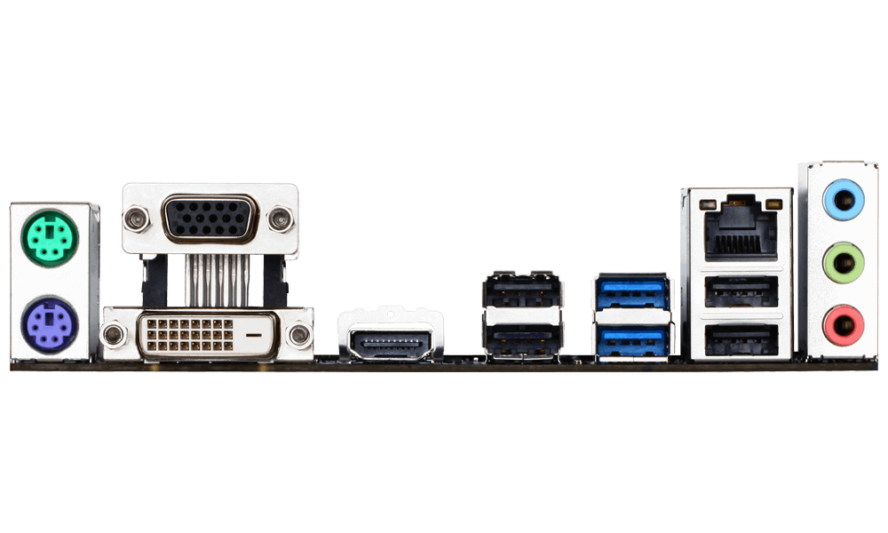 Gigabyte GA-H110M-S2 DDR4 Motherboard - Image 2