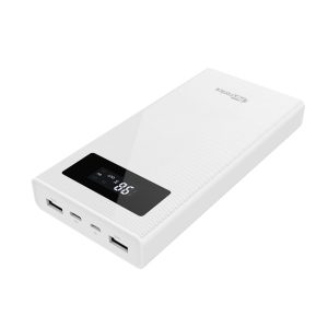 Portronics Jumbo 20000mAH Lithium Polymer Power Bank with Digital Display (POR-783)