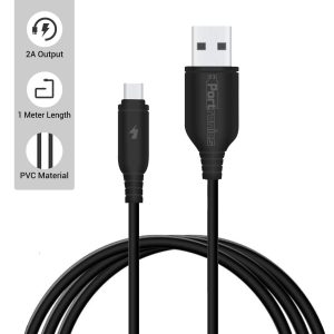 Portronics Konnect Flex Micro USB Cable - 1 Meter (POR-159)