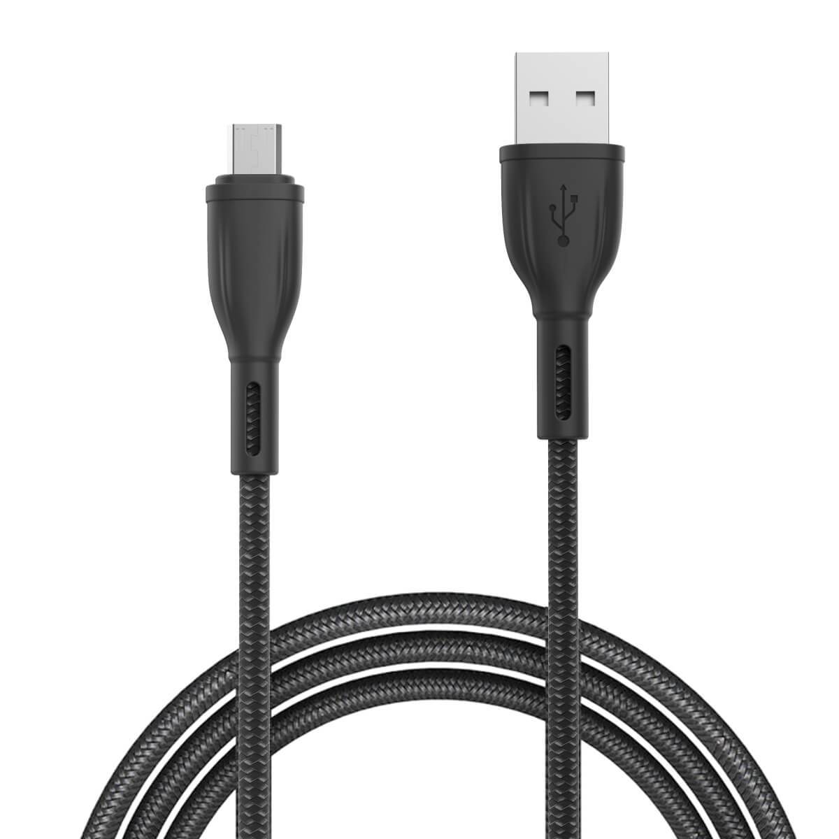 portronics Power Cables of Konnect Plus Micro Cable with 1.2 M Micro USB Cable(POR 1027)