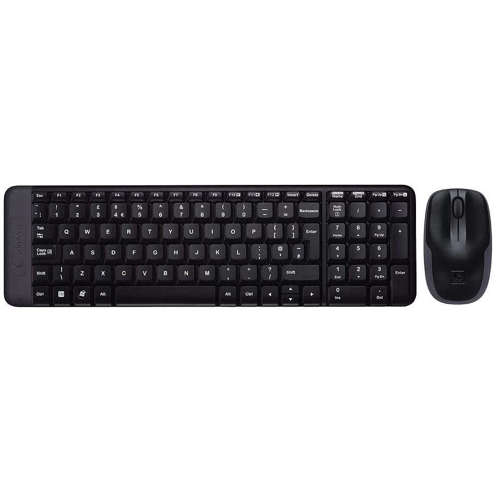 Logitech MK220 Wireless Keyboard and Mouse Combo (Black) - Image 2