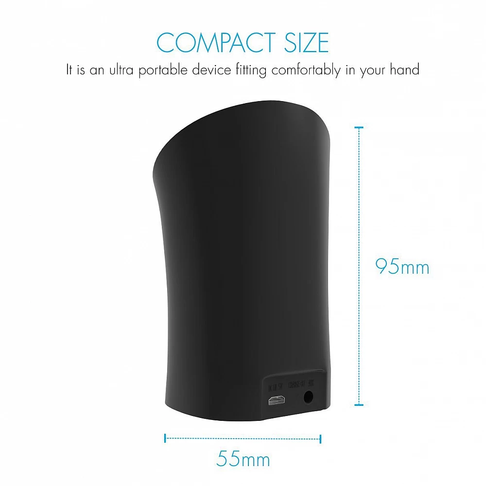 Portronics Sound Pot Bluetooth Wireless Portable Speaker - POR-280 (Black) - Image 4