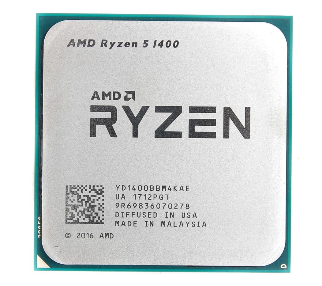 AMD RYZEN 5 1400 Quad Core 3.2 GHz (3.4 GHz Turbo) Desktop Processor - Socket AM4 - Image 3