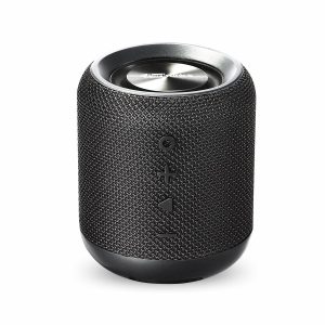 Portronics Sound Drum Portable Bluetooth Speaker with FM & USB Music, Black (POR-871)