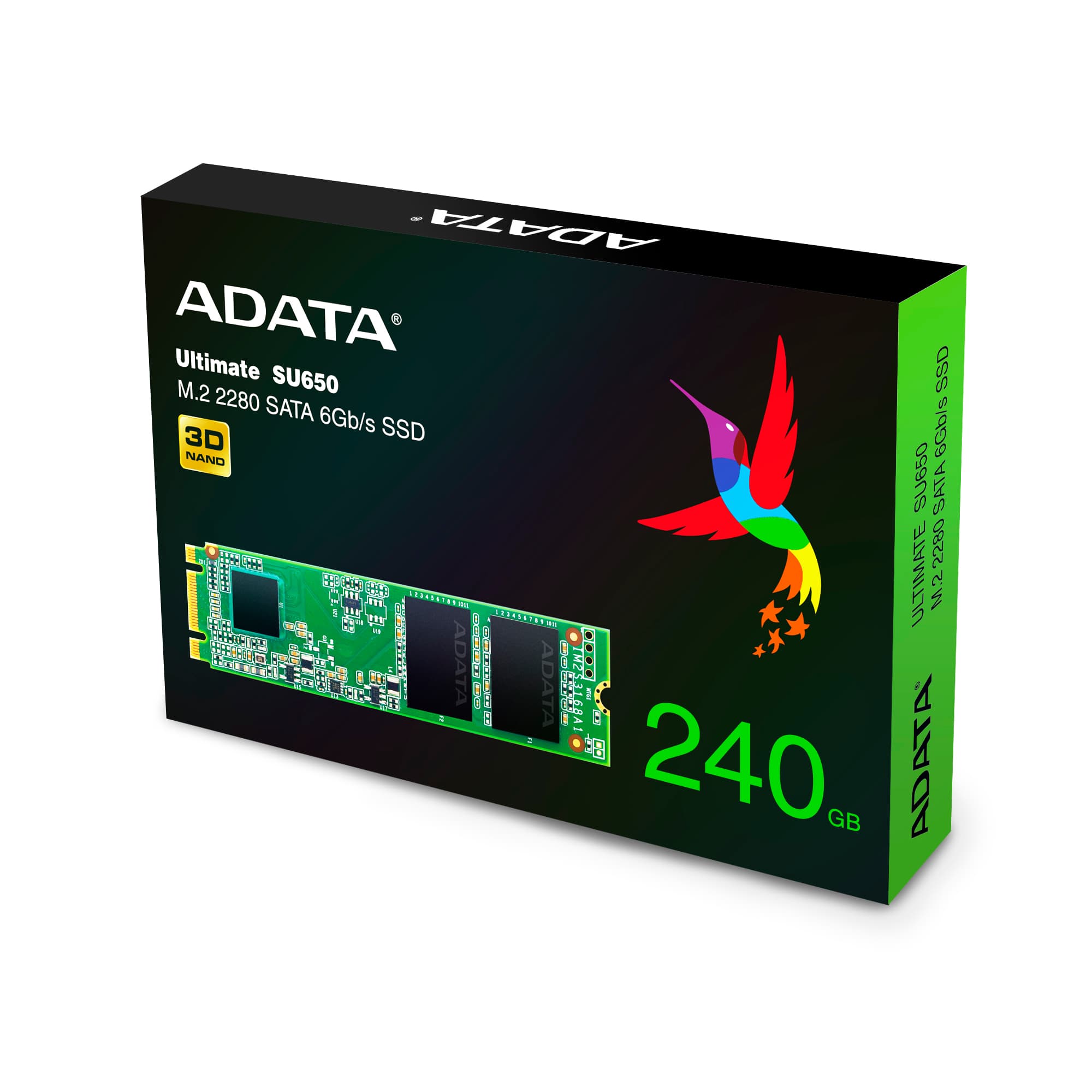 Adata Ultimate SU650 240GB M.2 2280 3D NAND SSD