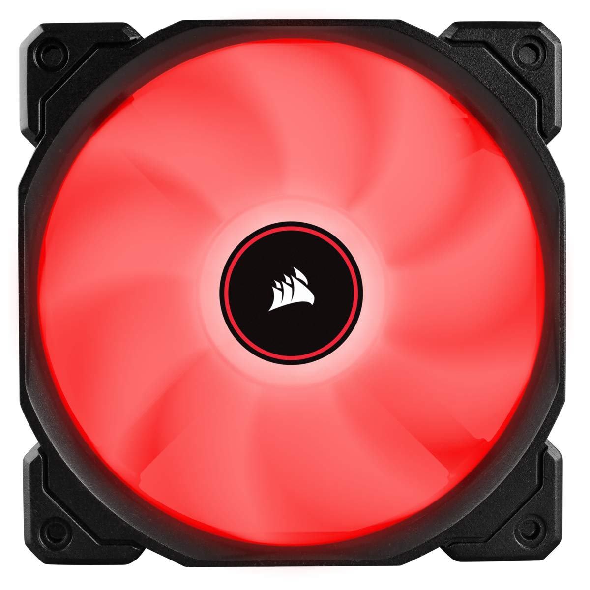 Corsair AF120 Air Series, 120 mm LED Low Noise Cooling Fan - Red (Triple Pack) - Image 4