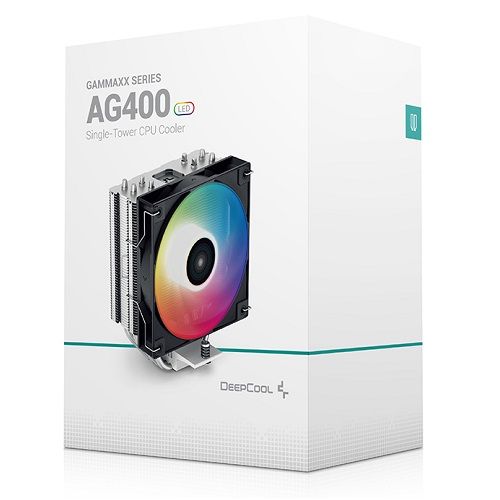 Deepcool AG400 LED Single Tower 120 mm CPU Air Cooler/ CPU Fan | Supports Intel - LGA1700/ 1200/ 1151/ 1150/ 1155 & AMD - AM5/ AM4 (R-AG400-BKLNMC-G-1) - Image 5