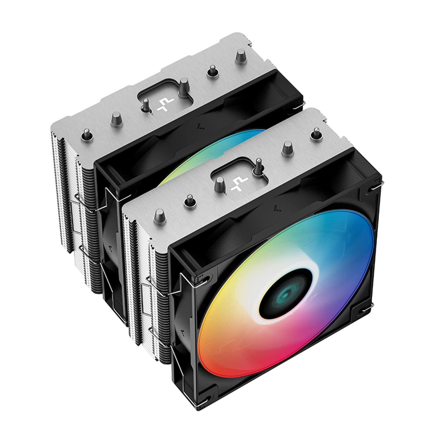 Deepcool AG620 ARGB Dual-Tower 120mm CPU Air Cooler (Support for Intel LGA2066/ 2011-v3/ 2011/ 1700/ 1200/ 1151/ 1150/ 1155 and AMD AM5/AM4) - Black - Image 3