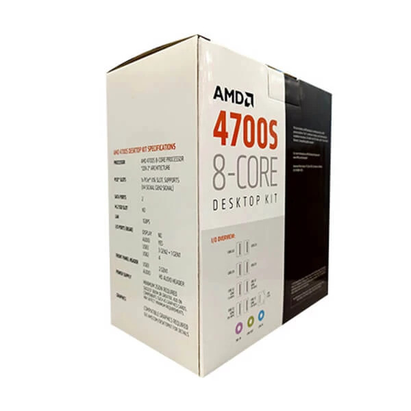 AMD 4700S 8-Core Processor OEM Desktop Kit with 16GB GDDR6 RAM/ 2GB GDDR5 Graphics/ PCIe Slot/ LAN/ 2 SATA/ 10 USB ports/ Audio Port - Image 4