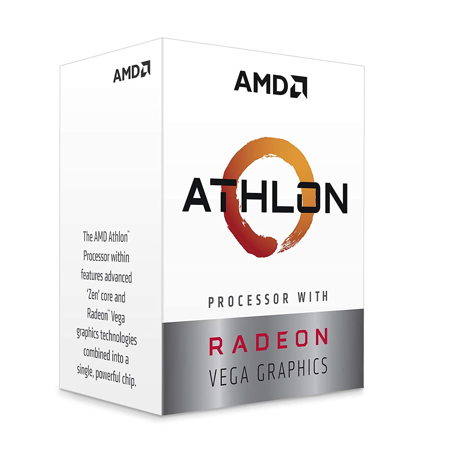 AMD Athlon 3000G 3rd Gen Desktop Processor with Radeon Vega 3 Graphics (Dual Core/4 Threads/ 3.5Ghz/ 5MB Cache) - Image 2