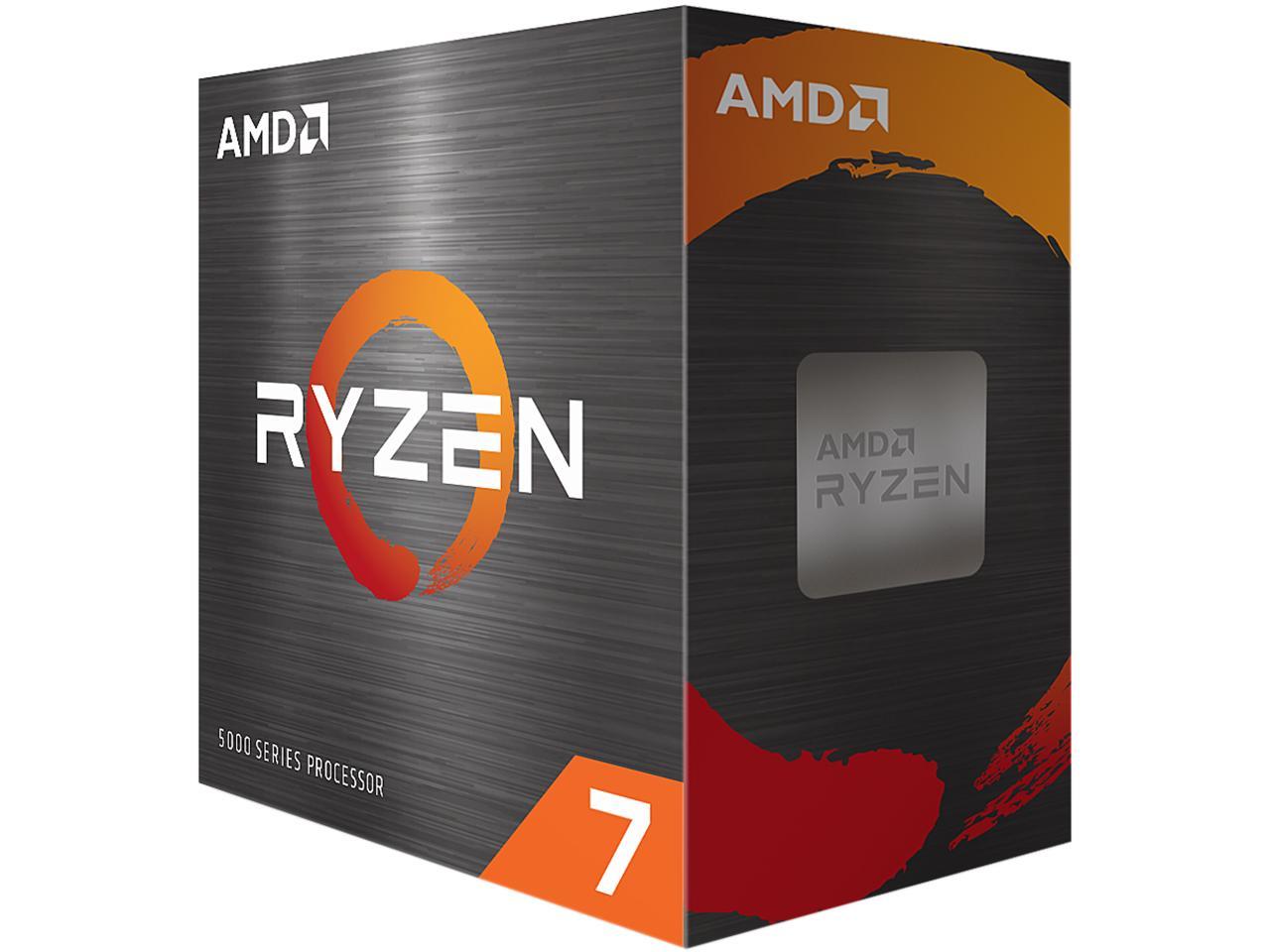 AMD Ryzen 7 5800X Processor (8 Cores/ 3.8Ghz/ 4.7Ghz Turbo/ 36MB Cache/ 16 Threads) - AM4 Socket