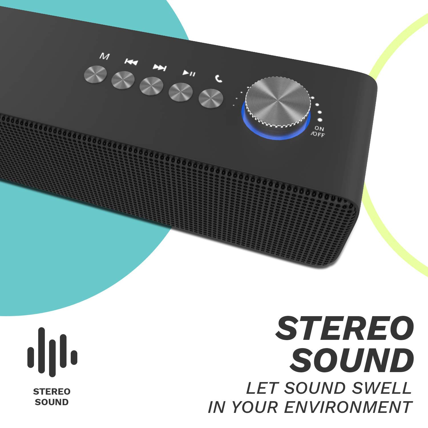 Just Corseca Amigo3 Wireless Bluetooth Speaker - Black - Image 2