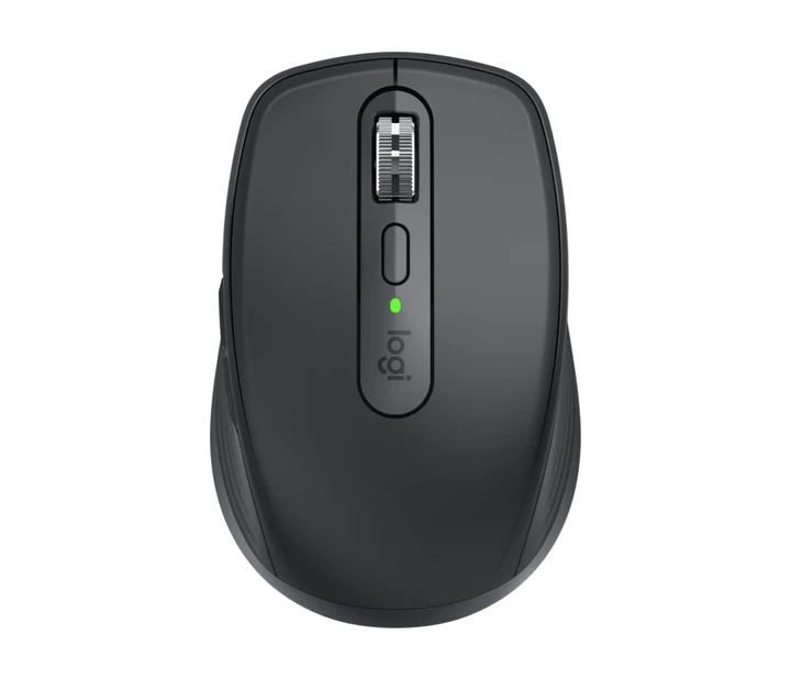 Logitech MX Anywhere 3S Compact Wireless Mouse (Fast Scrolling, 8K DPI Any-Surface Tracking, Quiet Clicks, Programmable Buttons, USB C, Bluetooth, Windows PC, Linux, Chrome, Mac) - Graphite