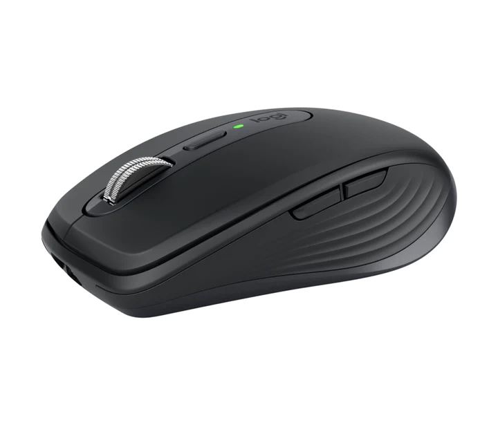 Logitech MX Anywhere 3S Compact Wireless Mouse (Fast Scrolling, 8K DPI Any-Surface Tracking, Quiet Clicks, Programmable Buttons, USB C, Bluetooth, Windows PC, Linux, Chrome, Mac) - Graphite - Image 2