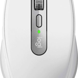 Logitech MX Anywhere 3S Compact Wireless Mouse (Fast Scrolling, 8K DPI Any-Surface Tracking, Quiet Clicks, Programmable Buttons, USB C, Bluetooth, Windows PC, Linux, Chrome, Mac) - Pale Grey