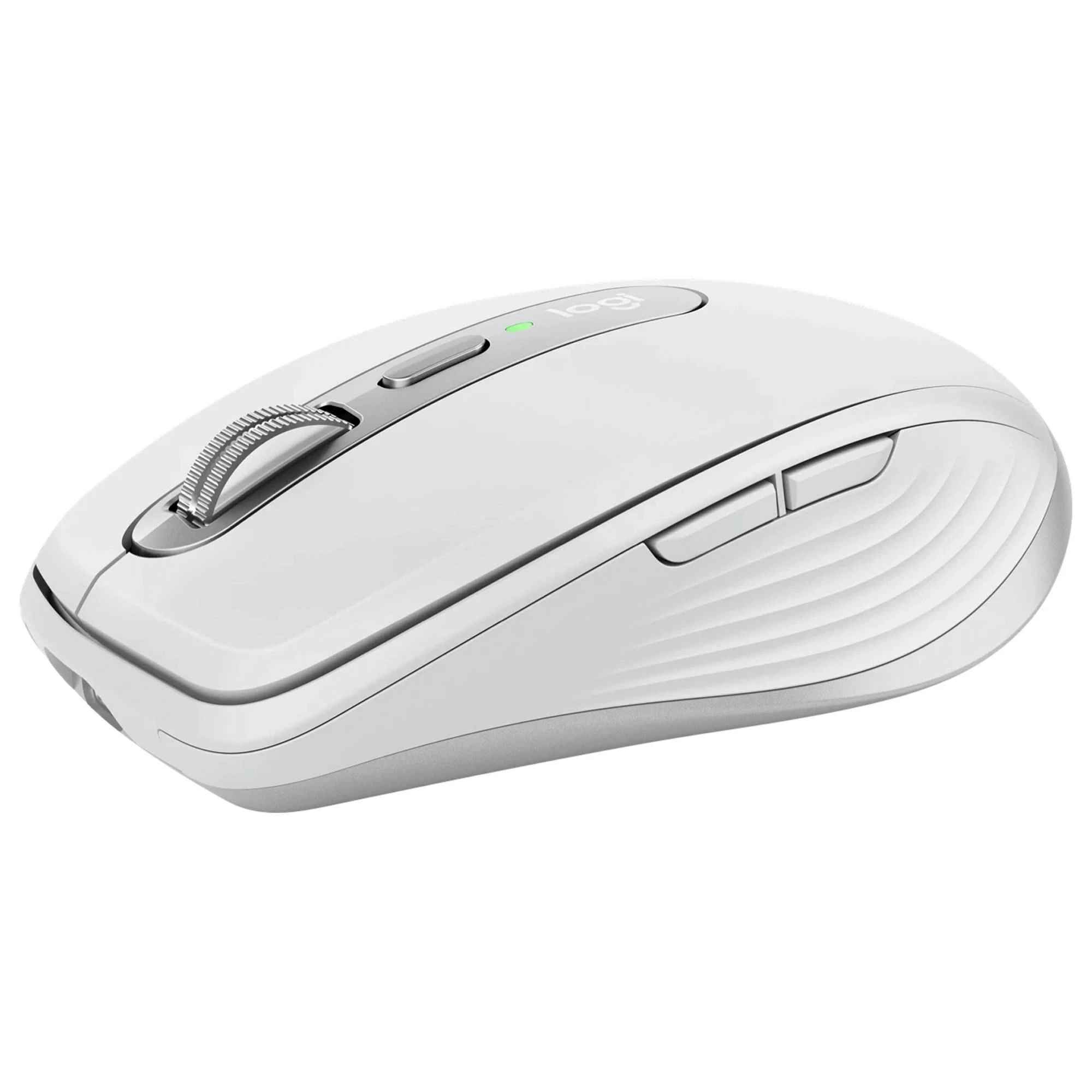 Logitech MX Anywhere 3S Compact Wireless Mouse (Fast Scrolling, 8K DPI Any-Surface Tracking, Quiet Clicks, Programmable Buttons, USB C, Bluetooth, Windows PC, Linux, Chrome, Mac) - Pale Grey - Image 2