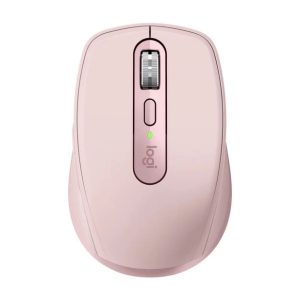 Logitech MX Anywhere 3S Compact Wireless Mouse (Fast Scrolling, 8K DPI Any-Surface Tracking, Quiet Clicks, Programmable Buttons, USB C, Bluetooth, Windows PC, Linux, Chrome, Mac) - Rose