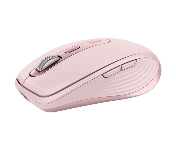 Logitech MX Anywhere 3S Compact Wireless Mouse (Fast Scrolling, 8K DPI Any-Surface Tracking, Quiet Clicks, Programmable Buttons, USB C, Bluetooth, Windows PC, Linux, Chrome, Mac) - Rose - Image 2