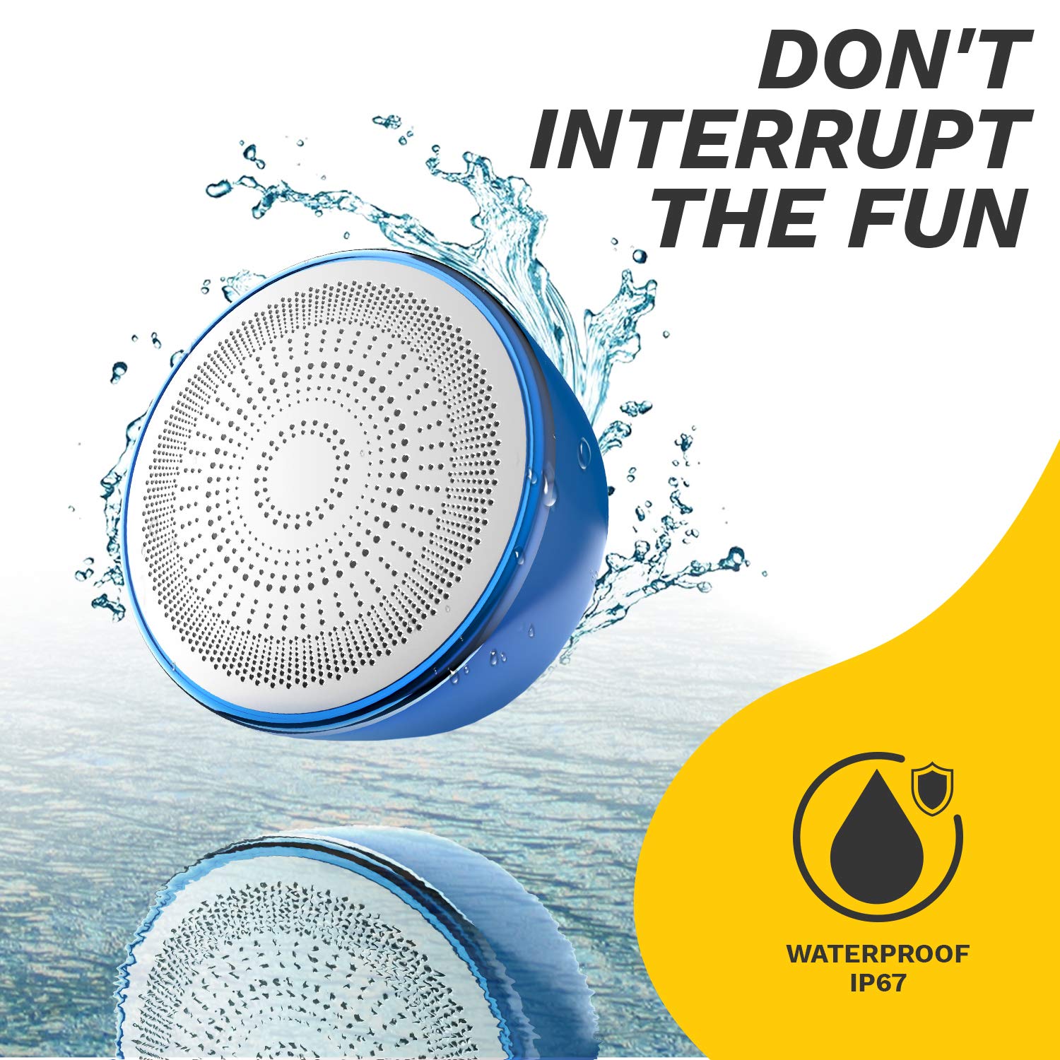 Just Corseca Aquaboom 5 Watt Truly Wireless Bluetooth Speaker (Brown) - Image 4