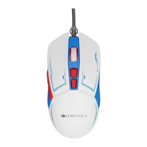 Zebronics Astro Premium Gaming Mouse with Upto 7200 DPI/ 7 B/ Braided Cable/ High Resolution Sensor/ Windows Software with RGB LED Light Modes