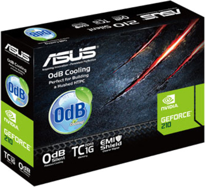 Asus NVIDIA 210-SL-TC1GD3-L 1 GB DDR3 Graphics Card