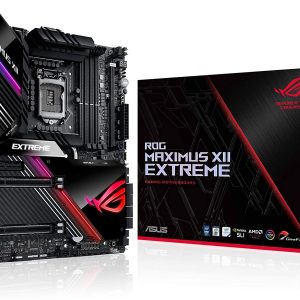 Asus ROG Maximus XII Extreme Z490 (WiFi) Motherboard with Thunderbolt card 3-TR Card, Intel Wi-Fi 6 AX201, BT v5.1, Marvell AQtion AQC107 10GbE LAN, Intel I225-V 2.5 10GbE LAN- LGA1200 Socket