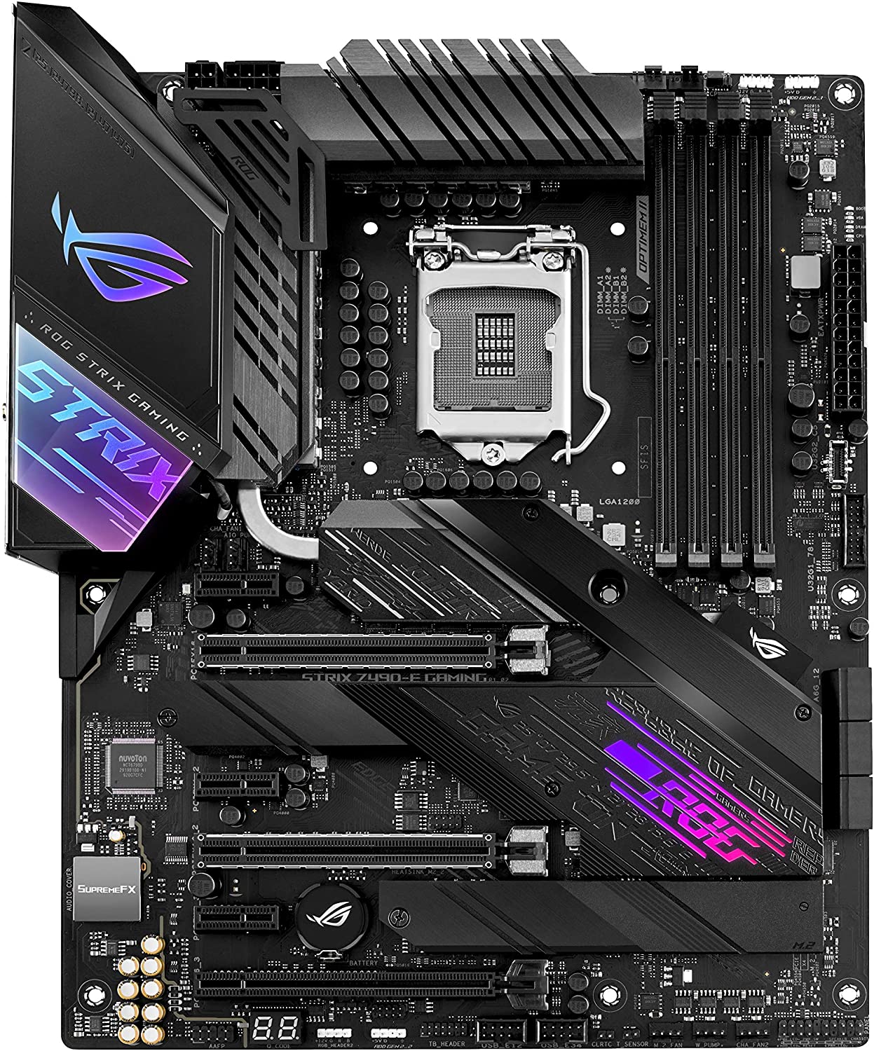 Asus ROG STRIX Z490-E GAMING (Wi-Fi) Motherboard for Intel 10th Gen Processors - LGA1200 Socket - Image 2