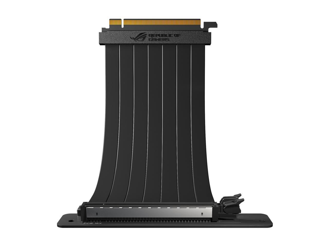 Asus RS200 ROG Strix Riser Cable PCI-E 3.0 x16 High Speed Flexible Extender Card Extension Port, 90 Degree Adapter (240 mm) - Image 5