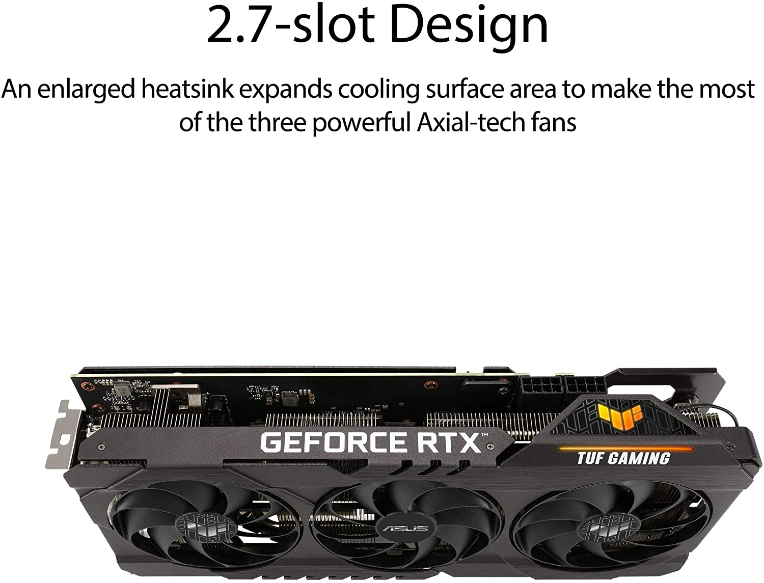 ASUS TUF Gaming GeForce RTX 3070 OC 8GB GDDR6 256-Bit Triple Fan Graphics Card (TUF-RTX3070-O8G-GAMING) - Image 5