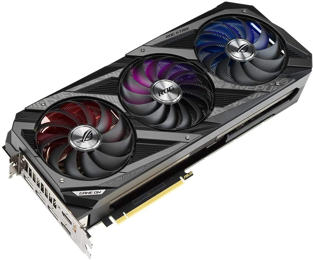 ASUS ROG STRIX Geforce RTX 3080 OC 10GB GDDR6X 320-Bit Triple Fan Graphics Card (ROG-STRIX-RTX3080-O10G-GAMING) - Image 5