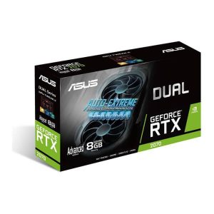 ASUS Dual NVIDIA GeForce RTX 2070 SUPER 8GB EVO OC Edition GDDR6 Gaming Graphics Card (DUAL-RTX2070S-A8G-EVO)