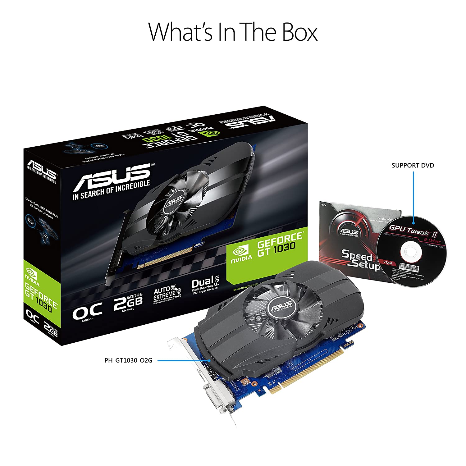 ASUS Phoenix GeForce GT1030 2GB OC Edition Graphics Card (PH-GT1030-O2G) - Image 5