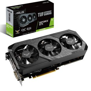 Asus TUF Gaming X3 GeForce GTX 1660 Super 6GB OC Edition GDDR6 192-Bit Triple Fan Graphics Card (TUF 3-GTX1660S-O6G-GAMING)