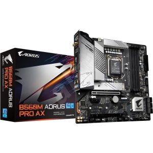 Gigabyte B560M AORUS PRO AX (WiFi) Motherboard for Intel 10th/ 11th Gen Processors - LGA1200 Socket