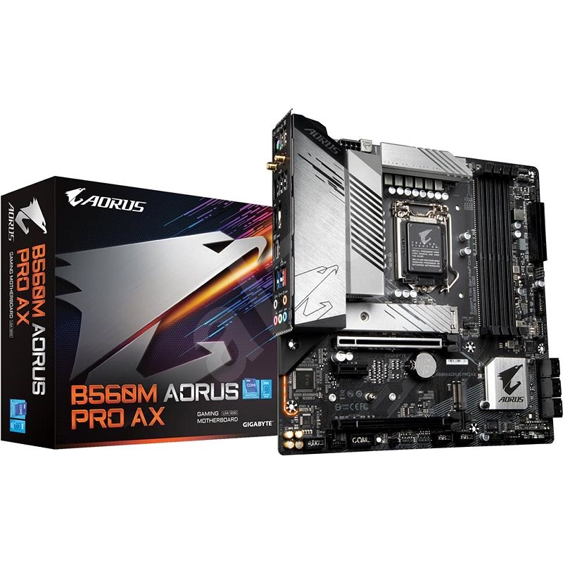 Gigabyte B560M AORUS PRO AX (WiFi) Motherboard for Intel 10th/ 11th Gen Processors - LGA1200 Socket