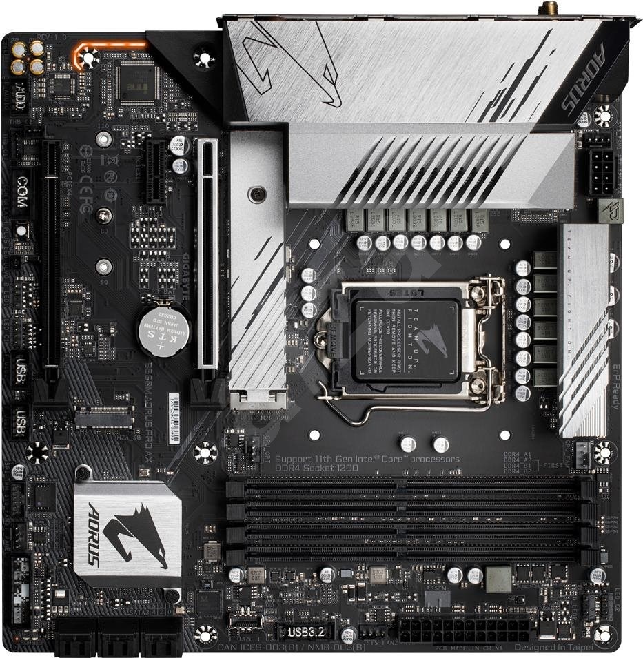 Gigabyte B560M AORUS PRO AX (WiFi) Motherboard for Intel 10th/ 11th Gen Processors - LGA1200 Socket - Image 2