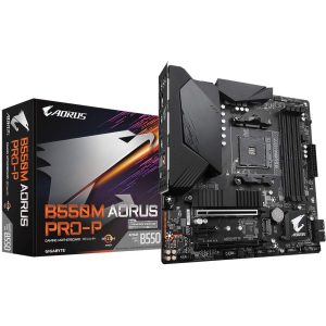 Gigabyte B550M AORUS PRO-P Motherboard with Thunderbolt Header for 3rd Gen Ryzen Processors - AM4 Socket