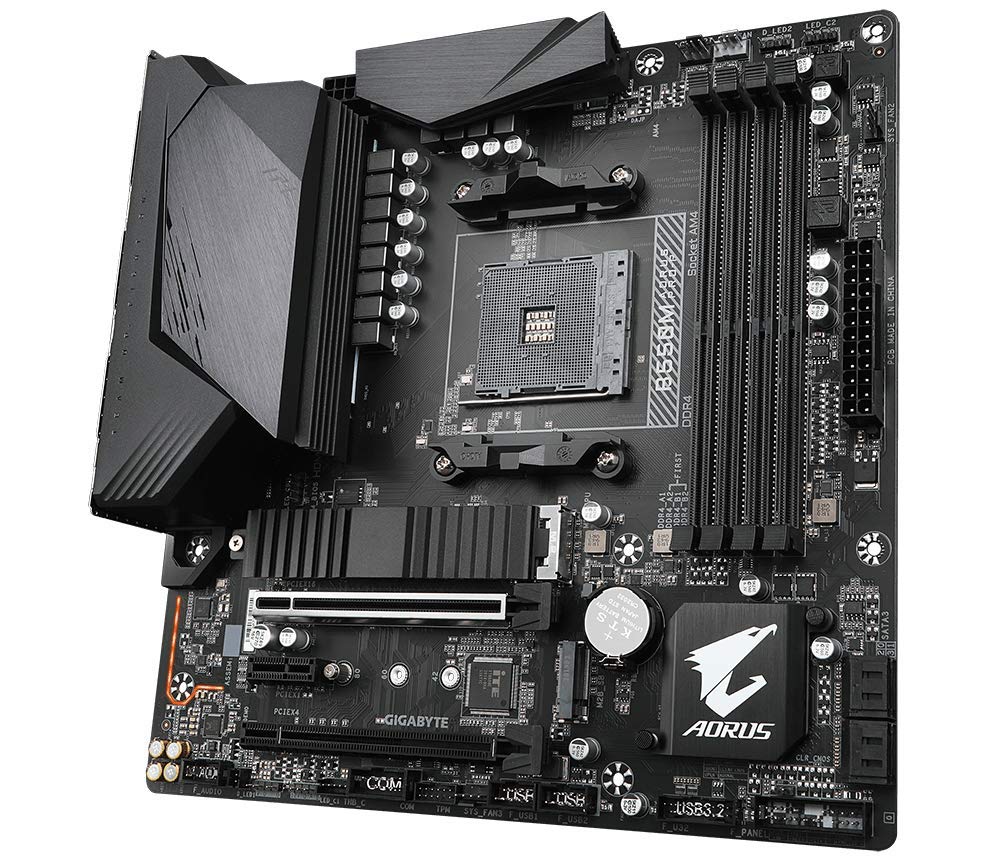 Gigabyte B550M AORUS PRO-P Motherboard with Thunderbolt Header for 3rd Gen Ryzen Processors - AM4 Socket - Image 3