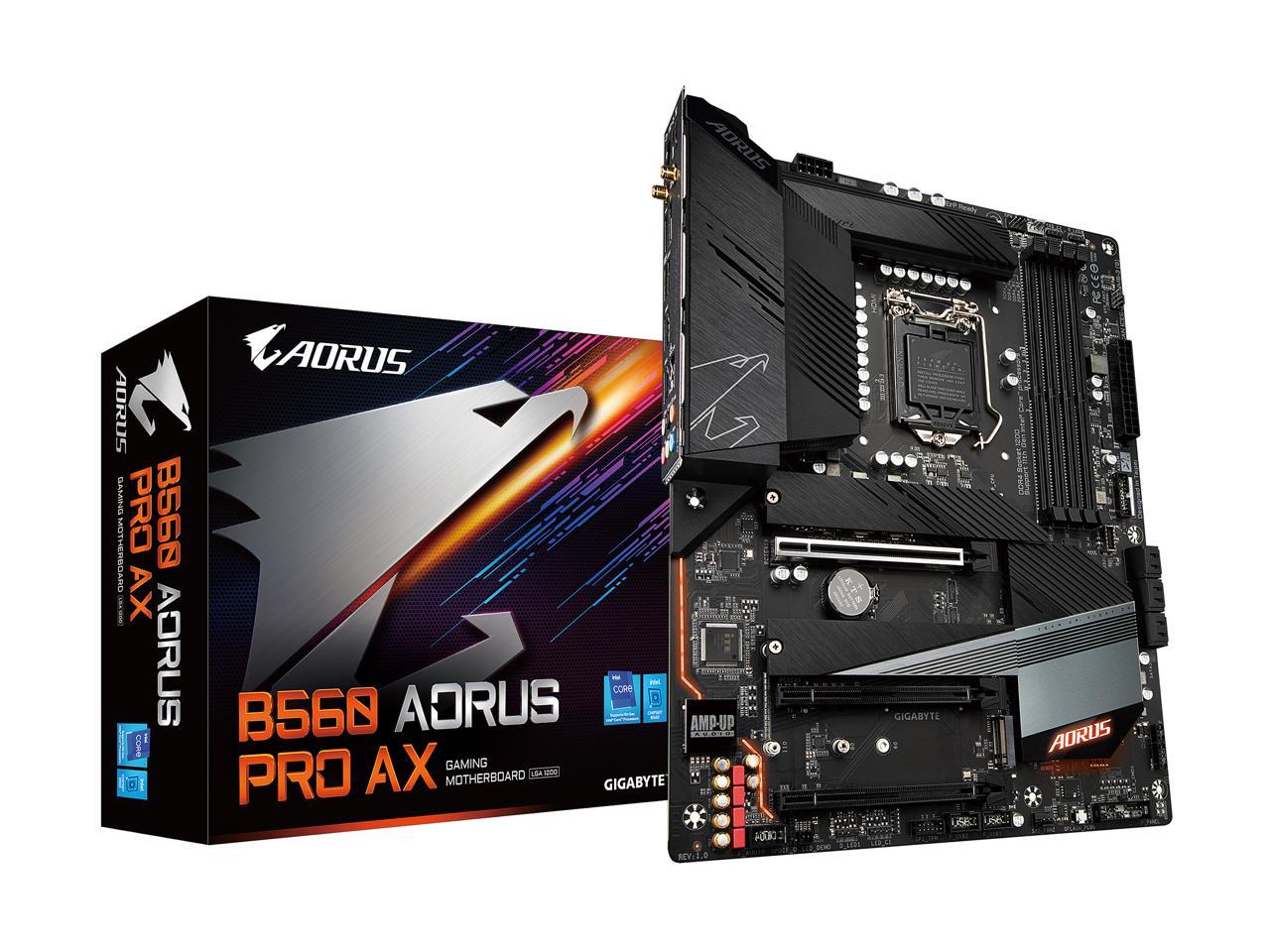 Gigabyte B560 AORUS PRO AX (WiFi) Motherboard for Intel 10th/ 11th Gen Processors - LGA1200 Socket