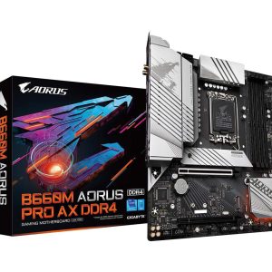 Gigabyte B660M AORUS PRO AX DDR4 (Wi-Fi) Motherboard for Intel 12th Gen Processors - LGA1700 Socket