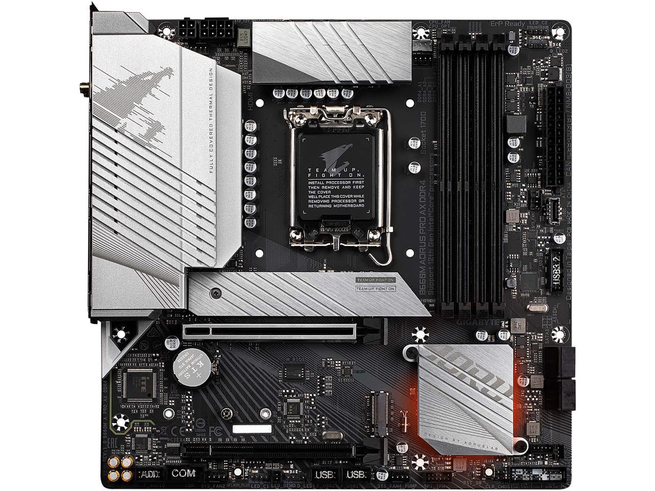 Gigabyte B660M AORUS PRO AX DDR4 (Wi-Fi) Motherboard for Intel 12th Gen Processors - LGA1700 Socket - Image 2